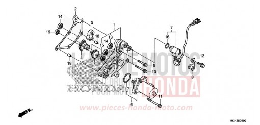 REDUCTION GEAR ADV750H de 2017